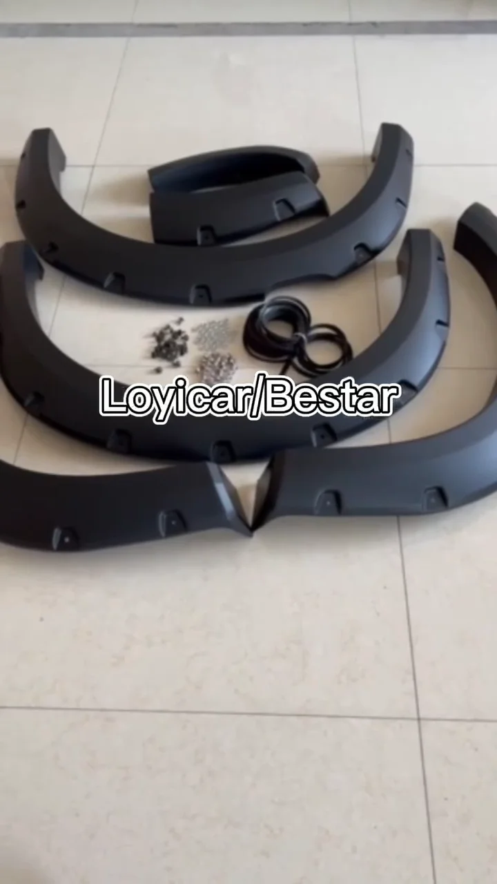NewYall Front Wheel Arch Molding Trim For Tesla Model Y 2020-2023 - Left & Right Fender Flare Set