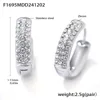 F1695-silver color white zircon-small size