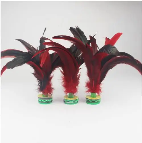 Китайский воланчик Jianzi с красочными перьями для занятий спортом на открытом