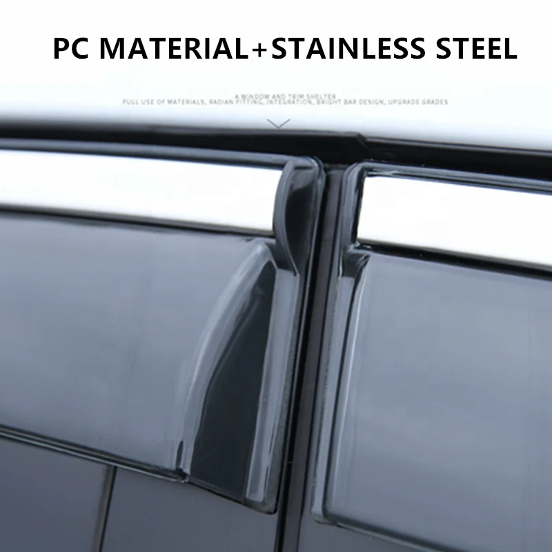 Déflecteurs D'air / De Vent à Coller Pour Nissan X-Trail III (T32) 2013+ 5 Portes - 4 Avant Et Arrière