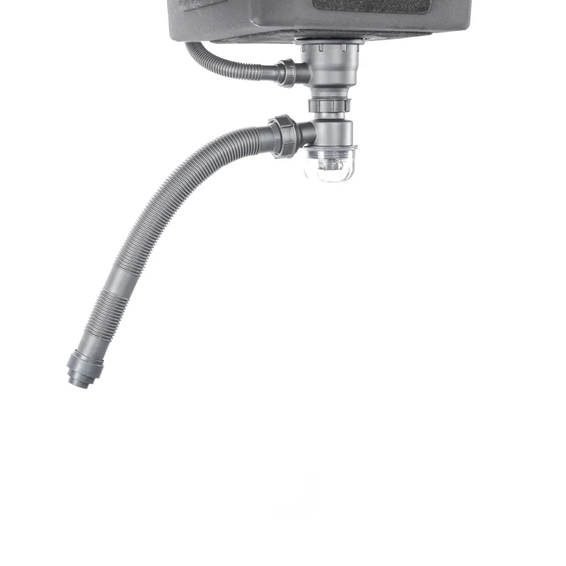 140mm kitchen stainless steel sink drainer outside pp plastic  strainer sink plug use global drainage system-4