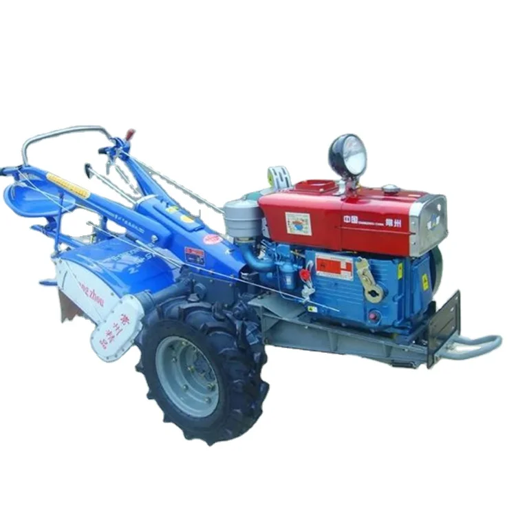 Plowing Machine Small Farming Tools Equipment Machines Double-headed Plow Agricultural Power Tiller Walking Tractor Ethiopia