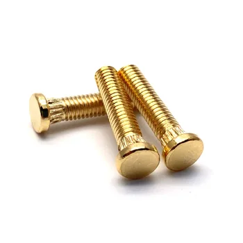 Brass Screw Non-Standard Manufacturer Cross Hexagon Socket round Head Coiled Hair Cup Head Brass Screw