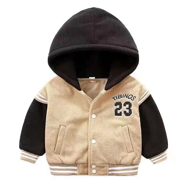 2 4 5 6 8 10 Years Old Teenage Winter Cloth Teens Clothing Fall 2022 Kids Letterman Jacket Zip up Boys Hoodies for Boys Jackets