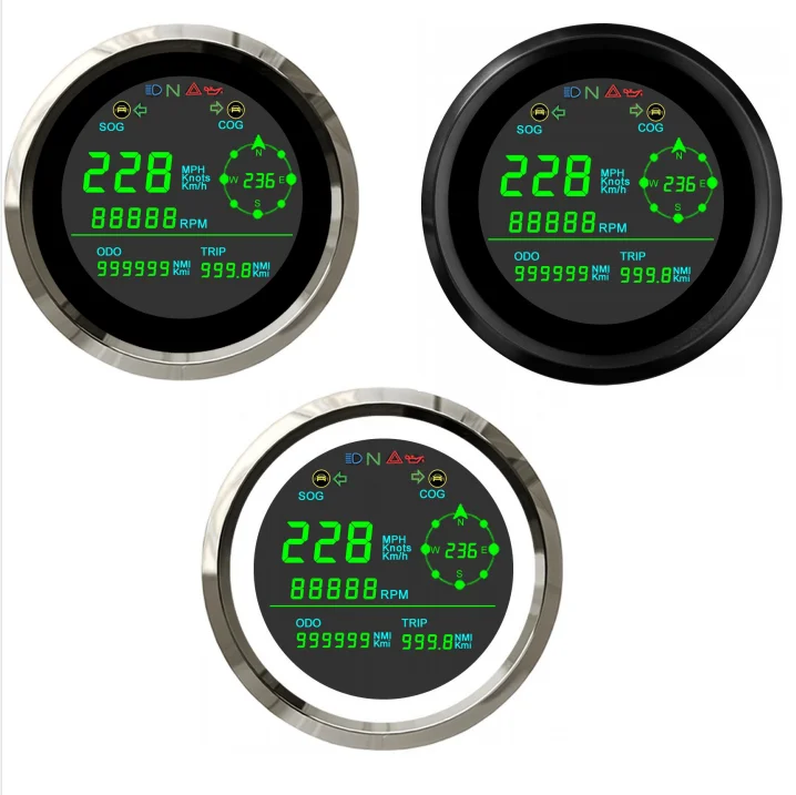 VIT Truck Spare Parts TLG85M 85mm GPS Speedometer with RPM supplier