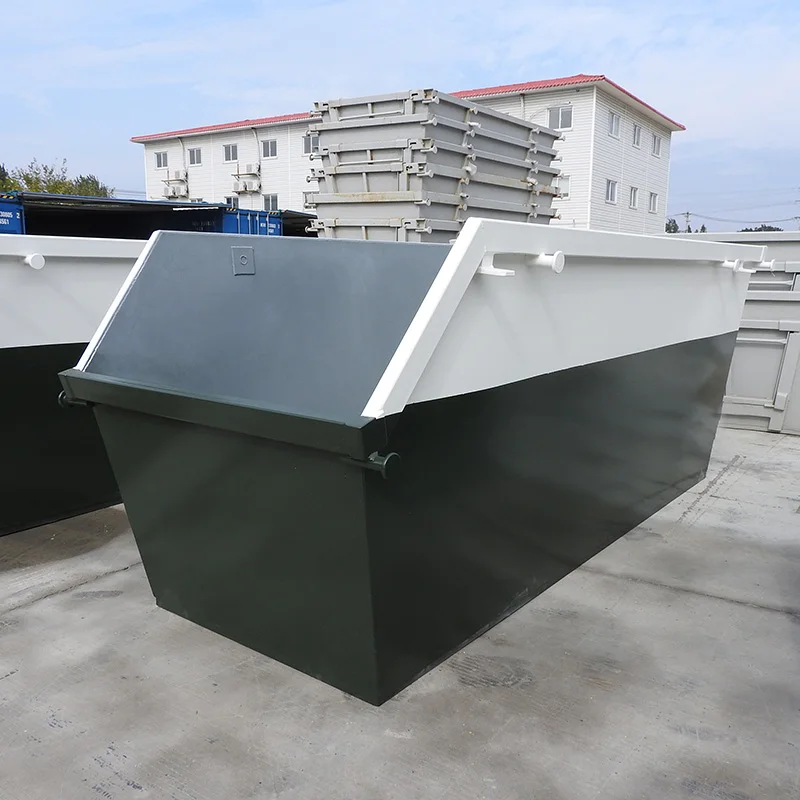 2m Outdoor Standard Garbage Bin Scrap Metal Marrel Skip Bins For Sale