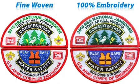 Difference Between Woven and Embroidered Patches