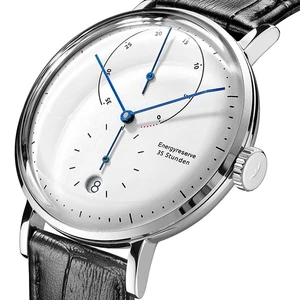 Factory Customized LOGO Classic Business Leather Watch Simple Fashion Fully Automatic Mechanical Men's Watches