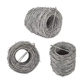 Wholesale Zinc Coated Steel Fence Iron Wire Barb Wire 12.5 Gauge Barbed Wire