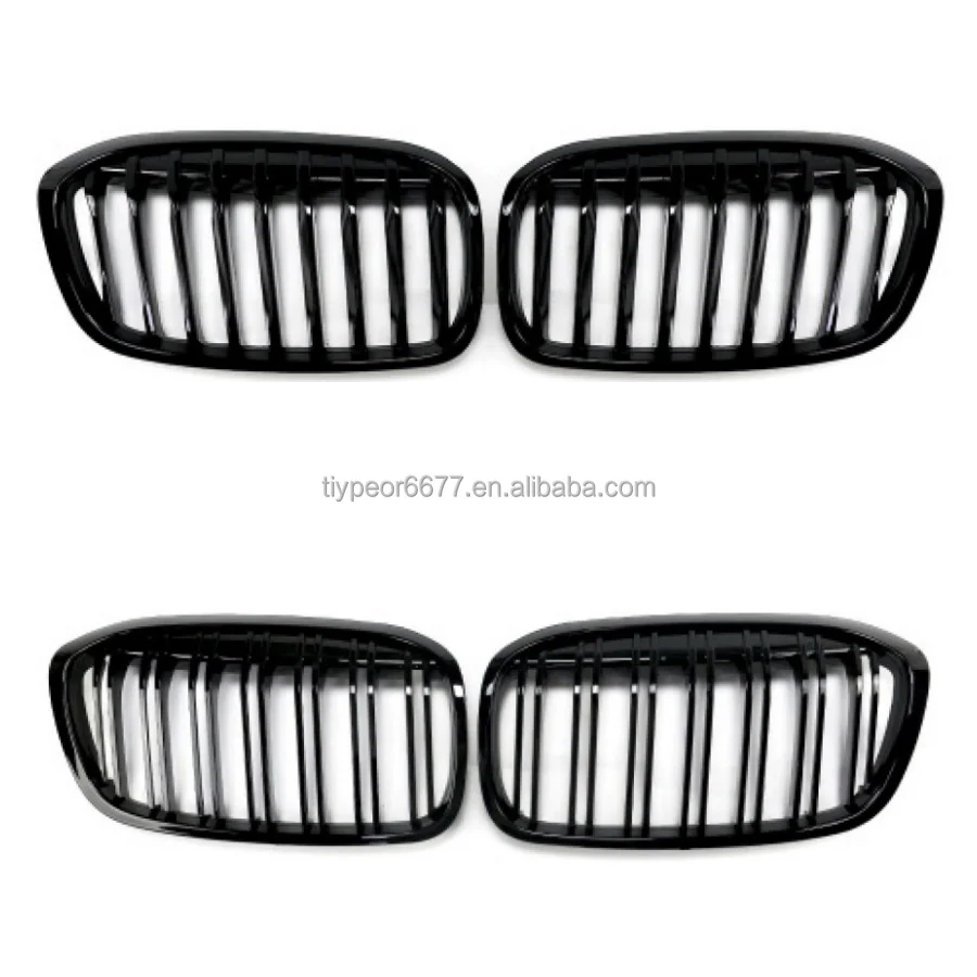 product tiypeor replacement car grilles abs 2 double slats three color front mesh grille for bmw 2 series f46-2