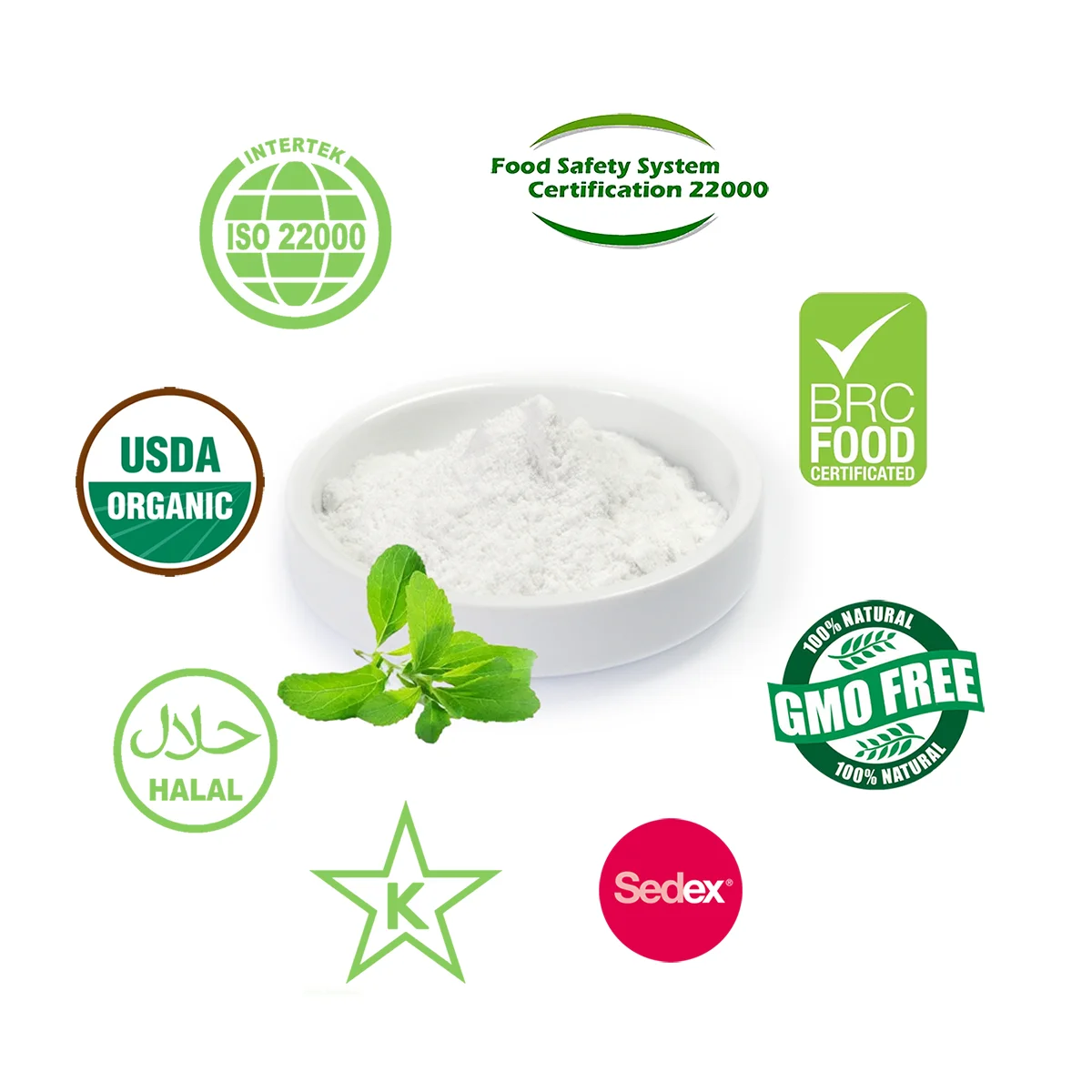 Factory Supply Stevia Leaf Extract Powder 90 Stevioside Stevia Extract