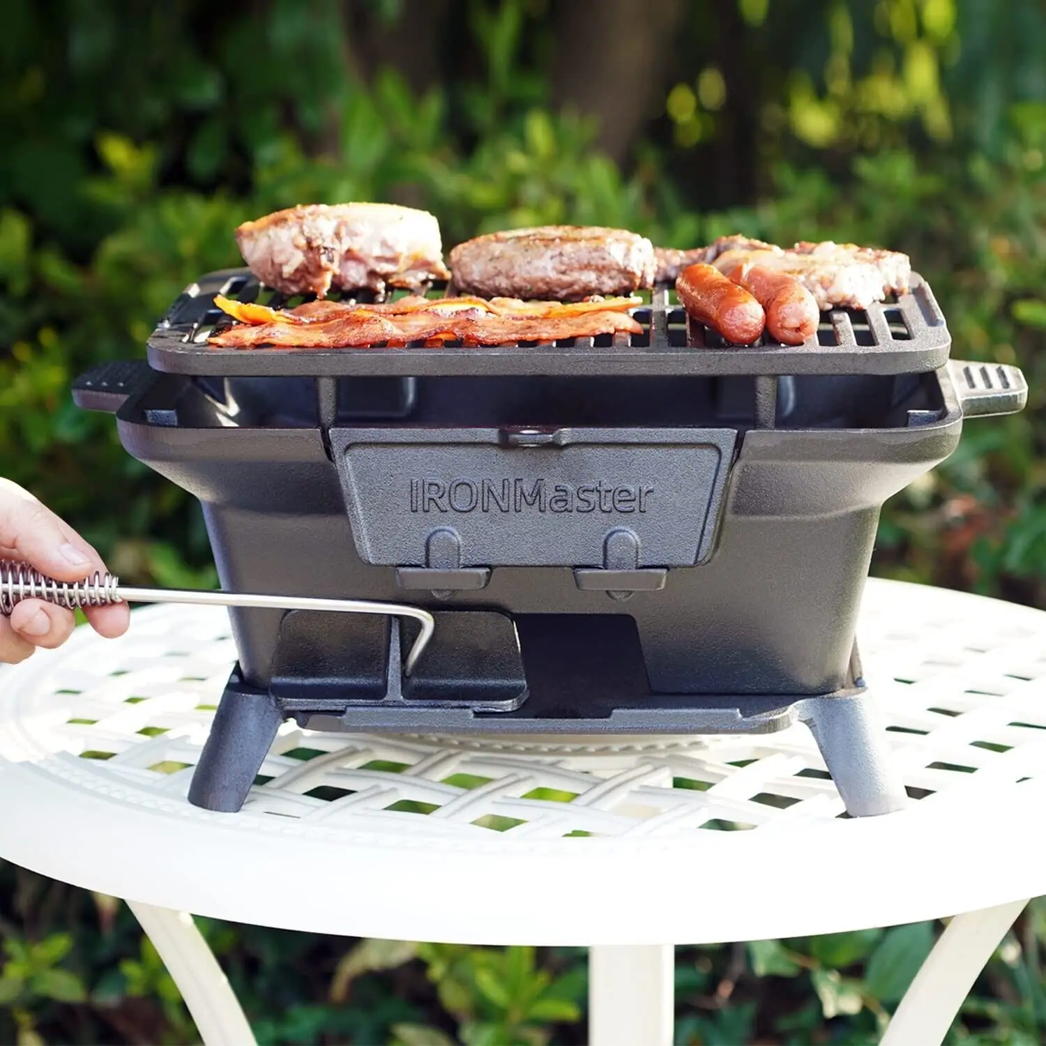 Cast Iron Portable Charcoal Grill Outdoor Cooking BBQ Grill Japanese BBQ  YAKITORI HIBACHI Grill
