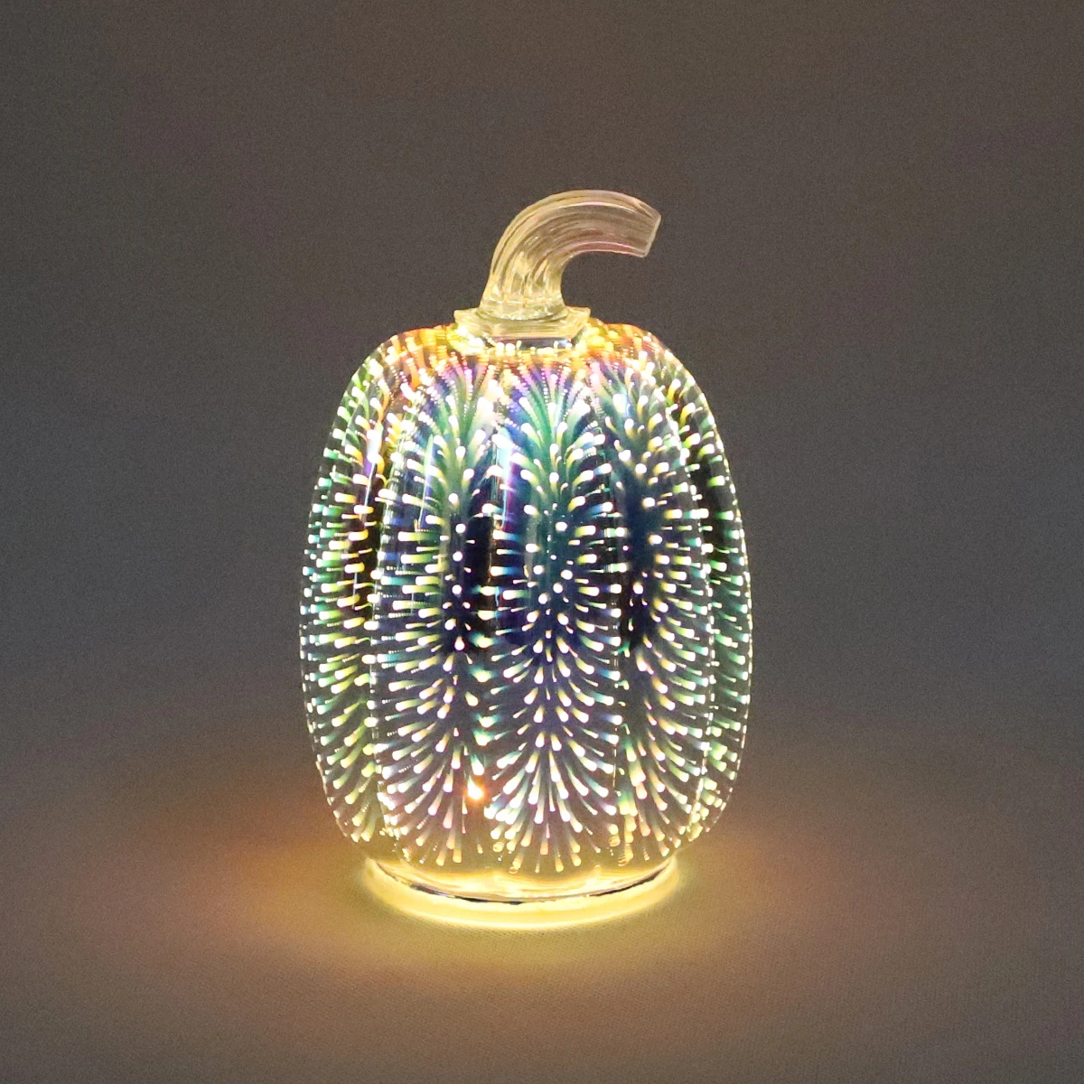 Halloween  Pumpkin With Led Lights For Home Decoration Battery Operated High Quality Glass Pumpkin Ornaments