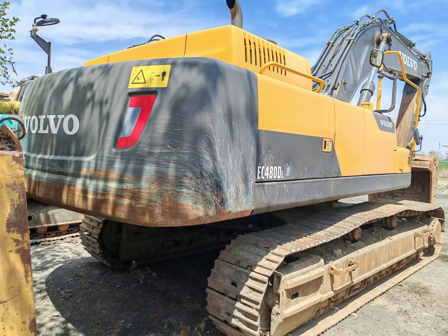 Заводская прямая поставка бывшего в употреблении экскаватора Volvo EC480DL, 48 тонн, для горнодобывающих и тяжёлых строительных работ, высококачественный гусеничный экскаватор Volvo EC480DL