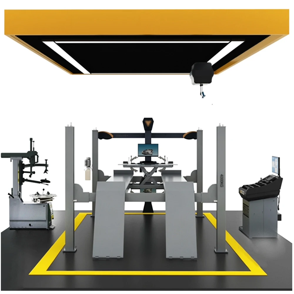 Jintuo 3d Wheel Alignment Machine Equipment Combo Car Alignment Machine 3d Balancing Machine Full Set