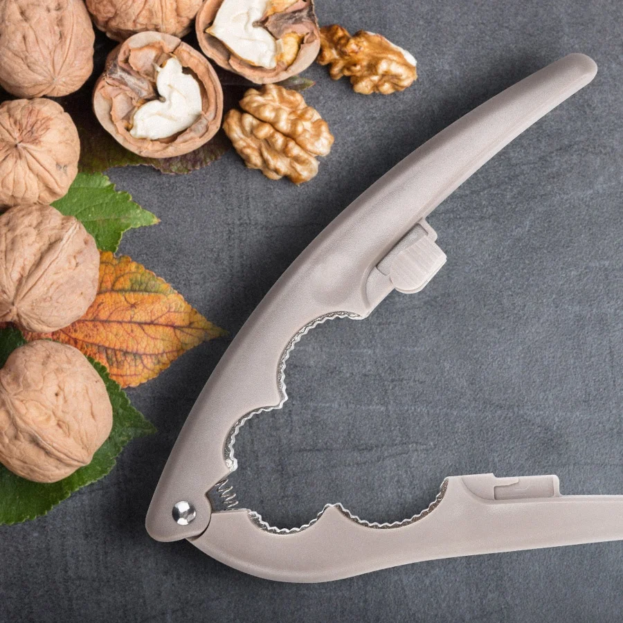 Multi Functional Kitchen Tools Easy Grip Heavy Duty Shell Seafood Plastic Walnut Nut Cracker