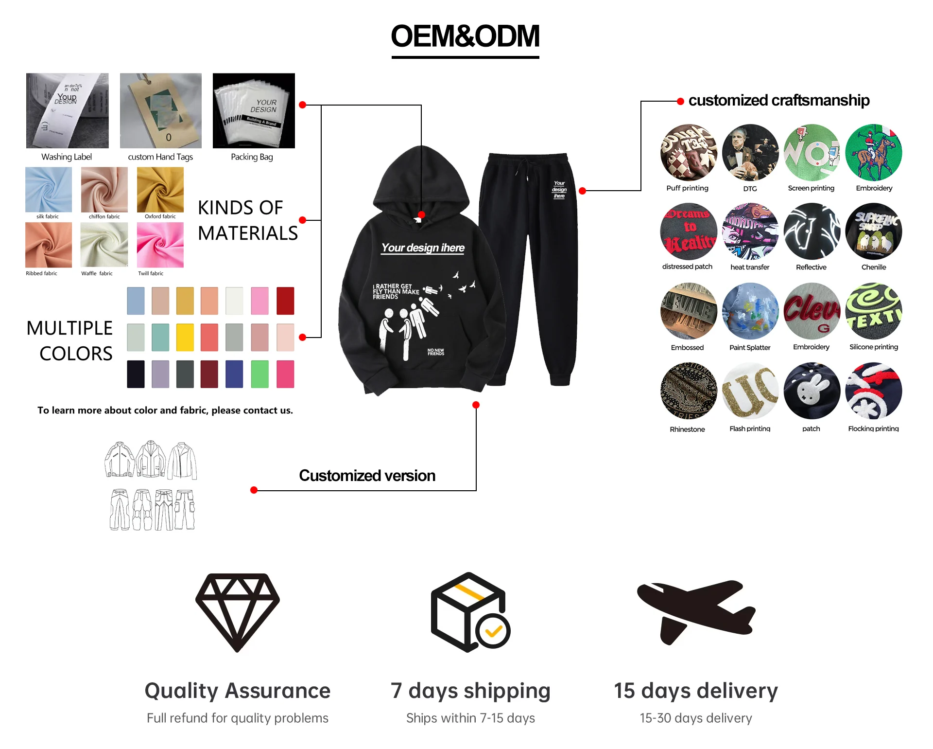 Custom Nylon Track Stacked Sets Embroidered Sweat Suits Men Two Pieces Flare Pants Sets Hoodies Tracksuits Sweatsuit for Men