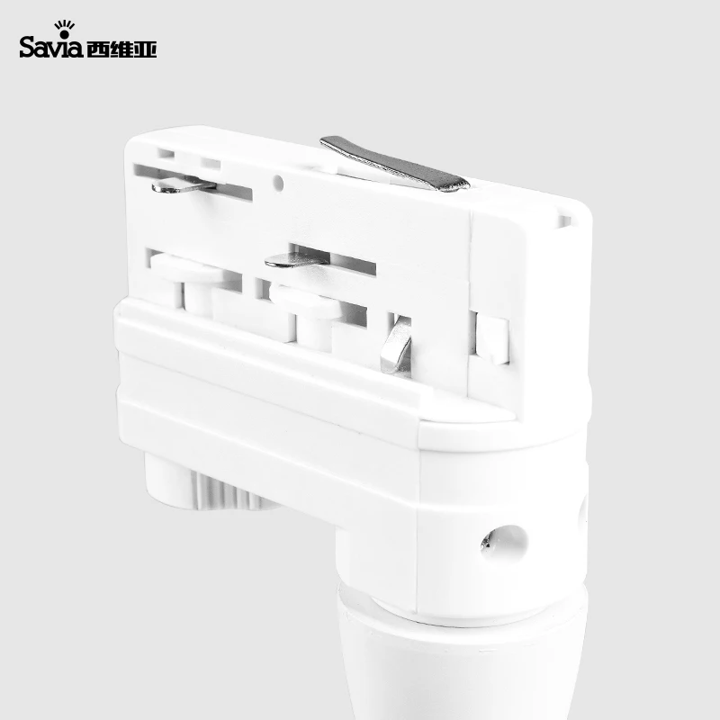 
 Savia anti-glare 4 wires adjustable 20W COB spot track light indoor aluminum ceiling LED tracklight for exhibition clothes store  