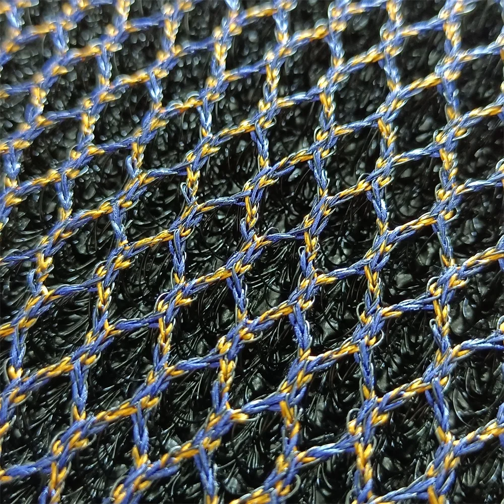 PVC Anti slip Mat With Grid Hollow Net Backing/grid Non slip Pvc Foam Mat