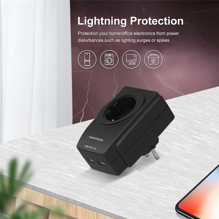 Новое поступление, 1 розетка, защита от перенапряжения, настенная розетка, удлинитель ЕС, адаптер питания, поставщики, производители