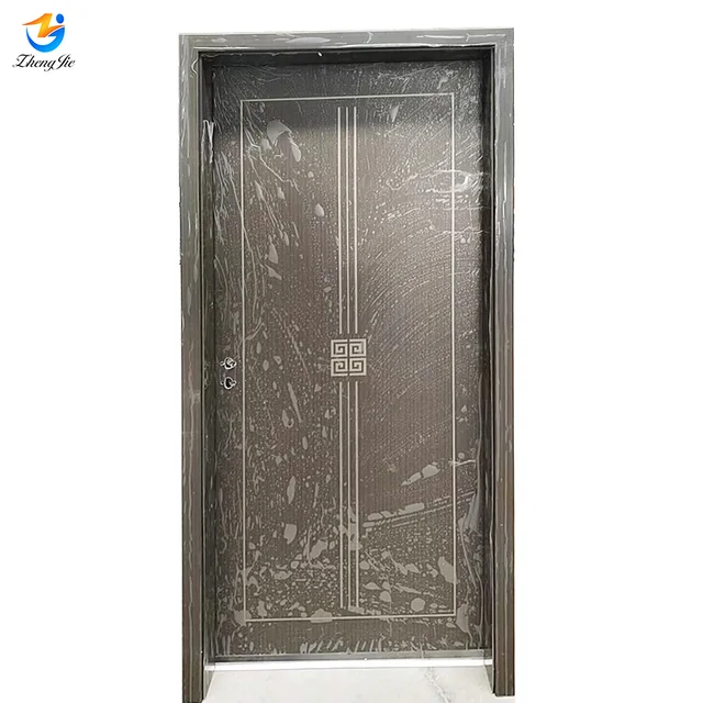 Professional custom Waterproof And Durable Cast Aluminum Doors Main Entrance Anti-Theft Modern Aluminum Door