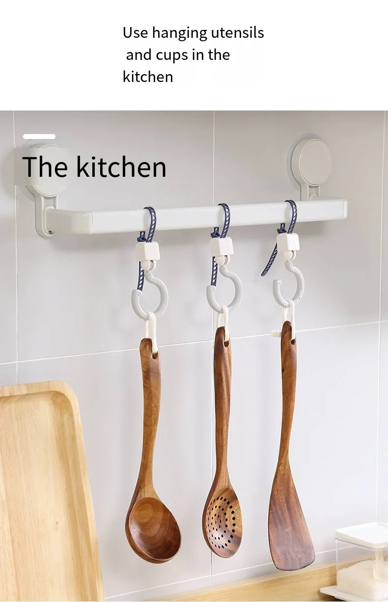 Multi-functional removable novelty hooks Kitchen bathroom car universal novelty hooks No punch wardrobe novelty hooks latch strap factory