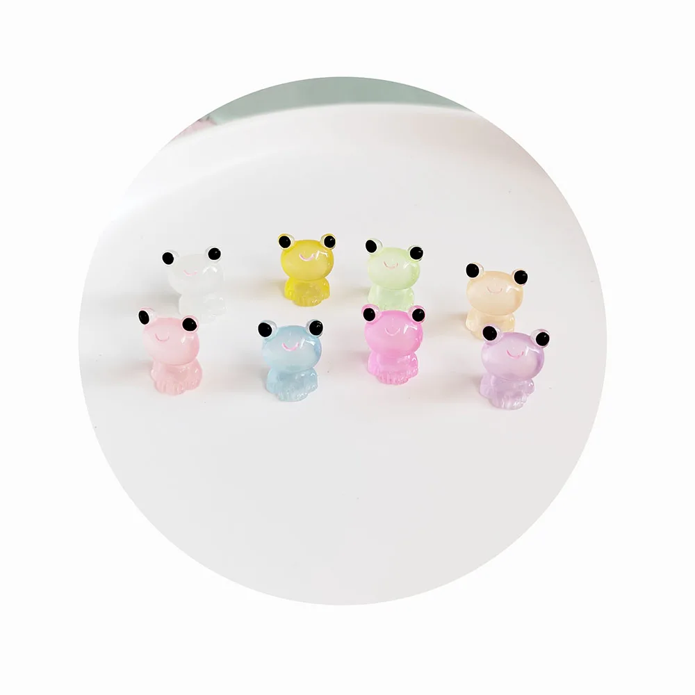 100 Mini Rane In Resina | 20 Colori (7 Fosforescenti) | 1,7 Cm | Decorazioni Fai Da Te Giardino Casa
