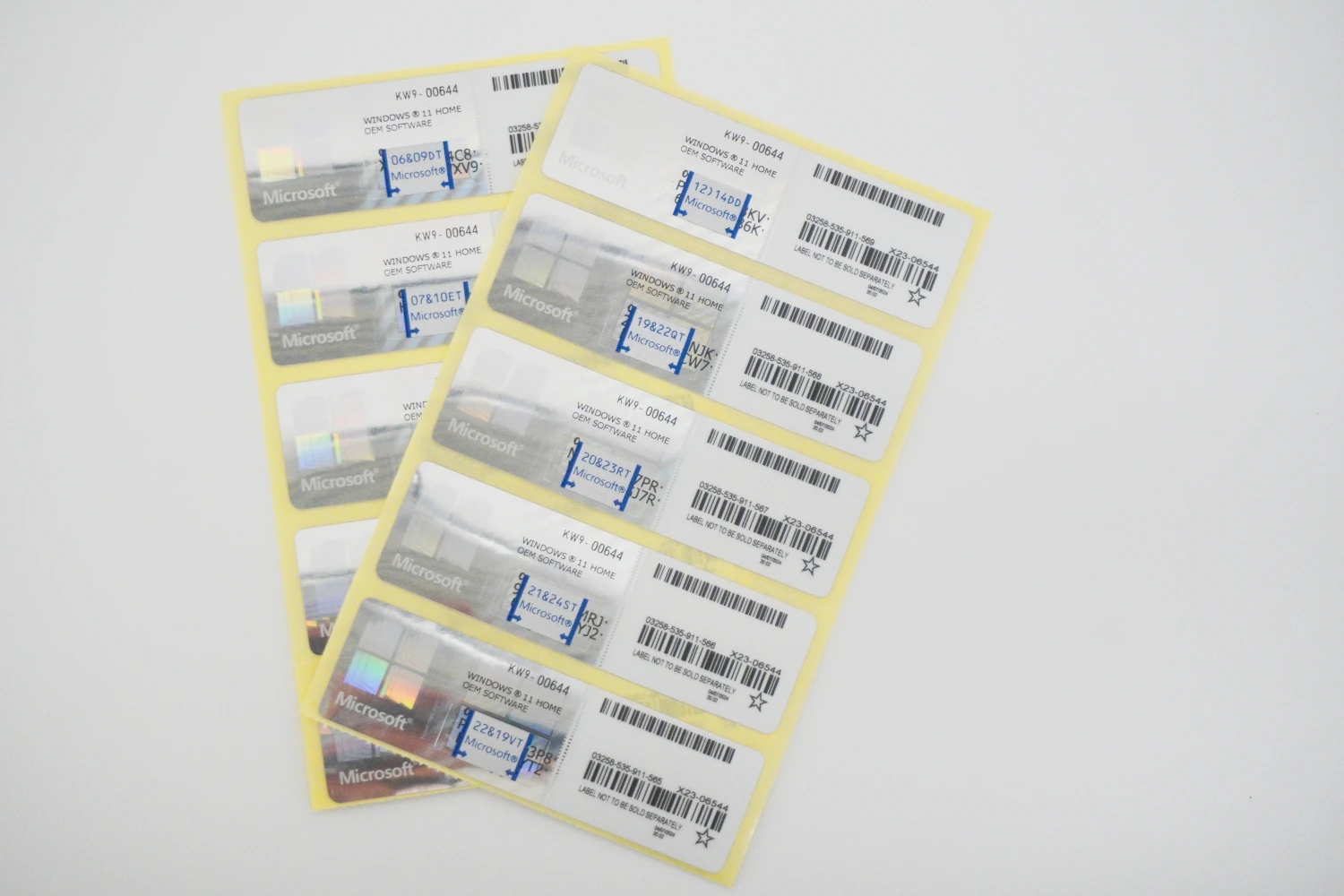 Windows Activation Epack Windows 11 Home Coa Sticker Global Online Activation(1 Pack= 10 Pcs ...