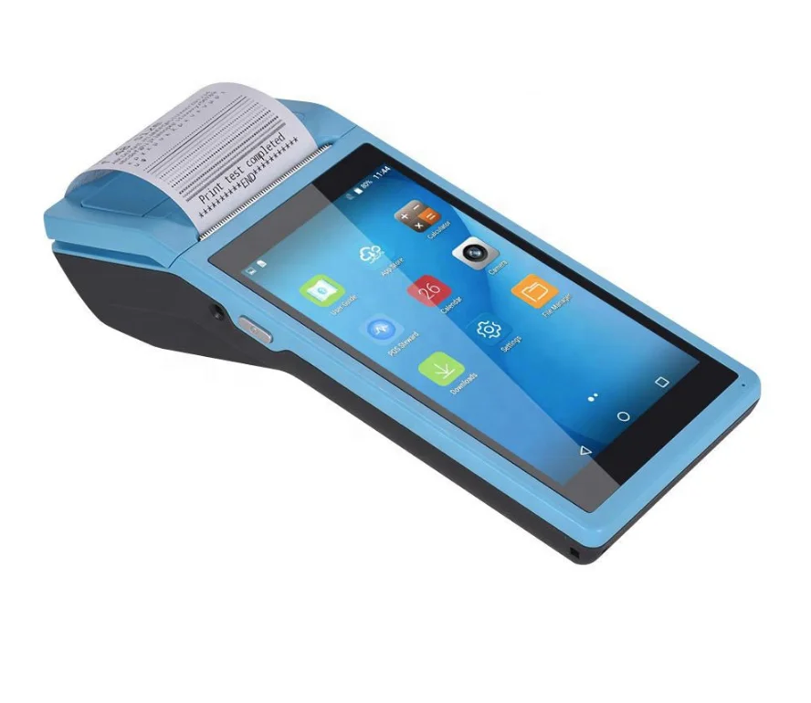 Mini Touch Pos Terminal Car Parking System Payment Collection Android Pos Ticket Printer Machine