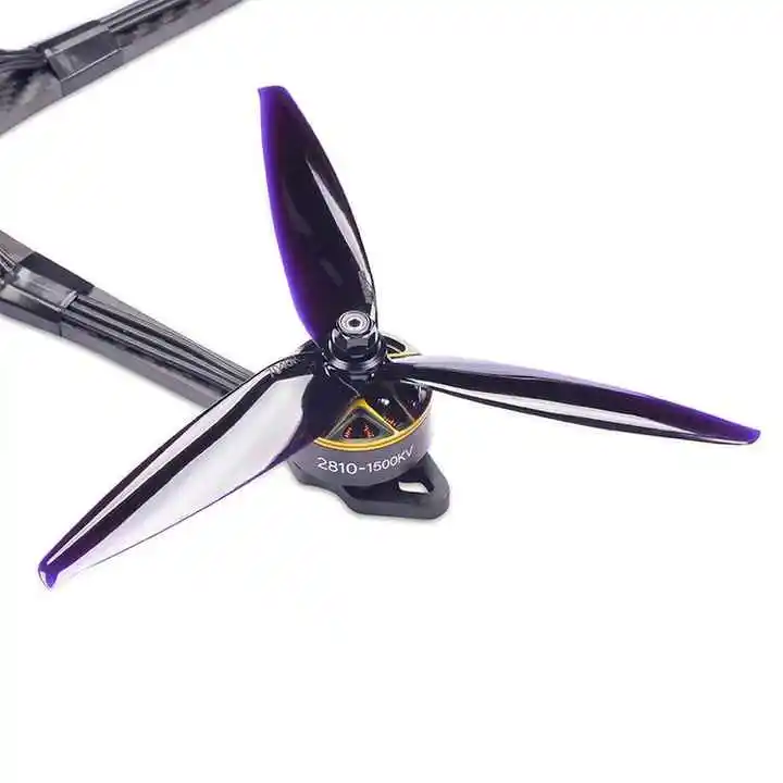 High-Performance 7-Inch FPV Drone Quadcopter with Remote Control - Black