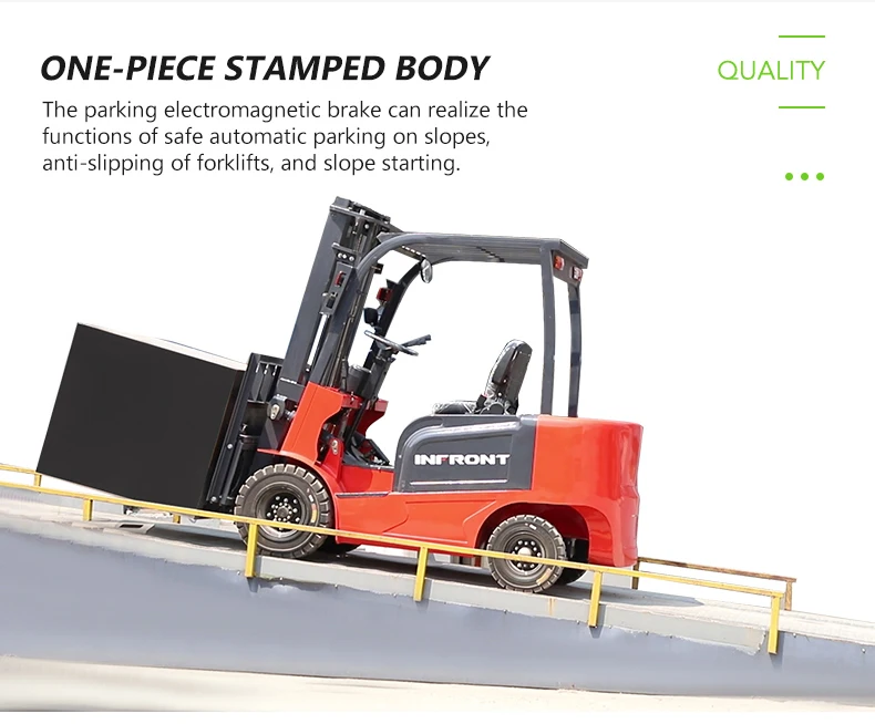 2T forklift Very Narrow Aisle 3 Way Forklift Electric Powered Lifting Truck