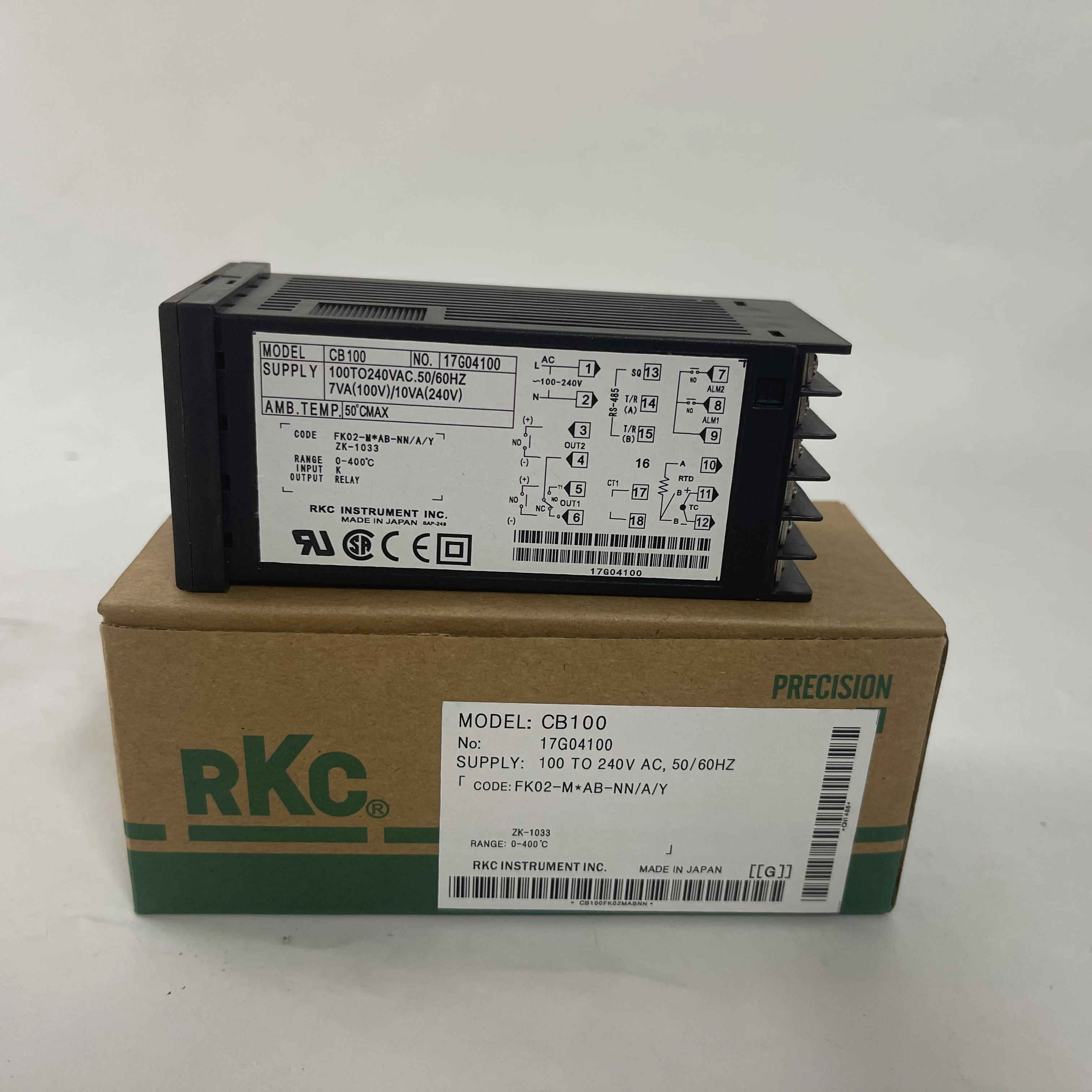RKC Temperature Controller CB100  FK02-M*AB-NN/A/Y