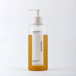 OEM Customized Sandalwood Body Wash 300ml Liquid Shower Gel Moisturizing Refreshing Nourishing Botanical Essence for Daily Use