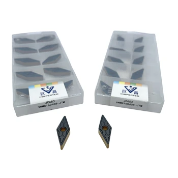 Juchang Factory Direct CNC Metal Lathe Tool High Wear-Resistant VNMG160408-JTM Turning Carbide Blade OEM Supported CVD Coating