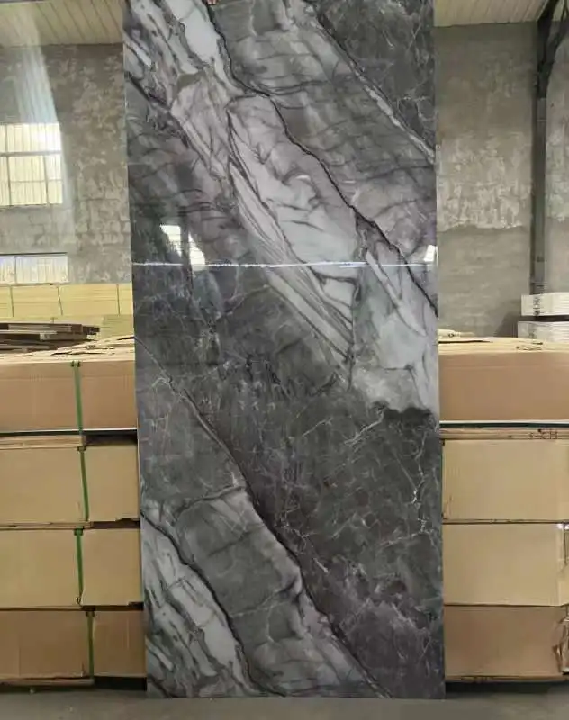 Waterproof Modern Wall Panels Pvc Wall Panels Boards Uv Marble Plastic ...