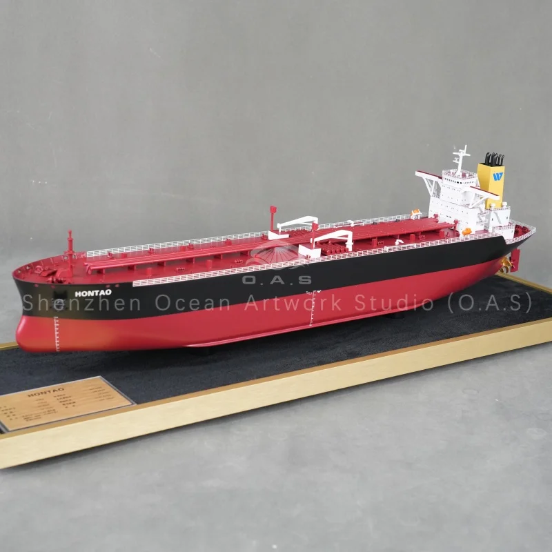 Shipyard model and crafts ship model manufacturer specializing in customized 65cm Oil Ship Model. Handcrafted with fine details, suitable as office or home ornament, corporate gift for shipping and maritime industries. OEM/ODM supported for bulk orders with logo and color customization.Amber@vesselmodel.com Tel: +86 18038048785
