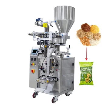 Automatic Small Sachet Vertical Packaging Filling Beans Grain Sugar Seed Granule Film Tea Bag Packing Machine for Small Business