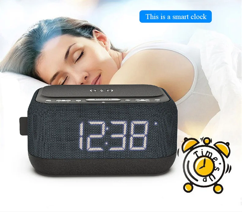 Leetac E-CB97 Modern Quick Wireless Charging Bluetooth Speakers