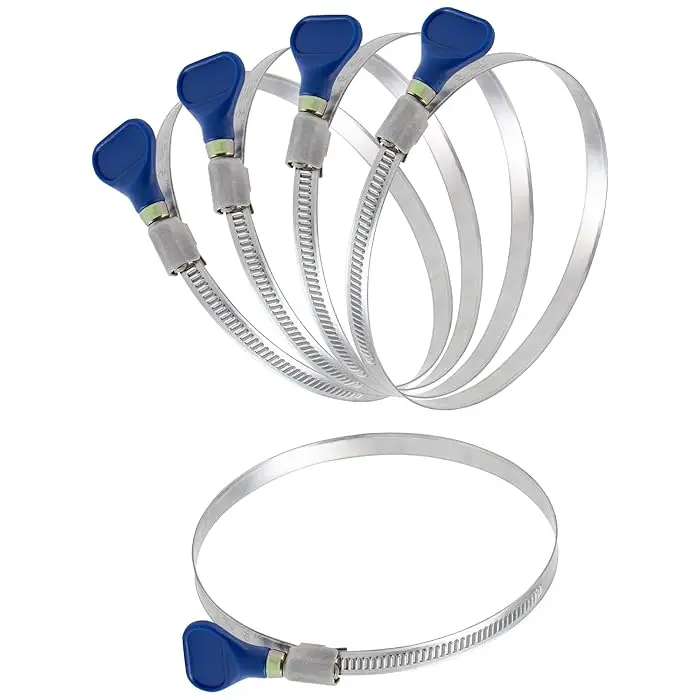 Shop Dust Collection Hose Clamps & Hangers At