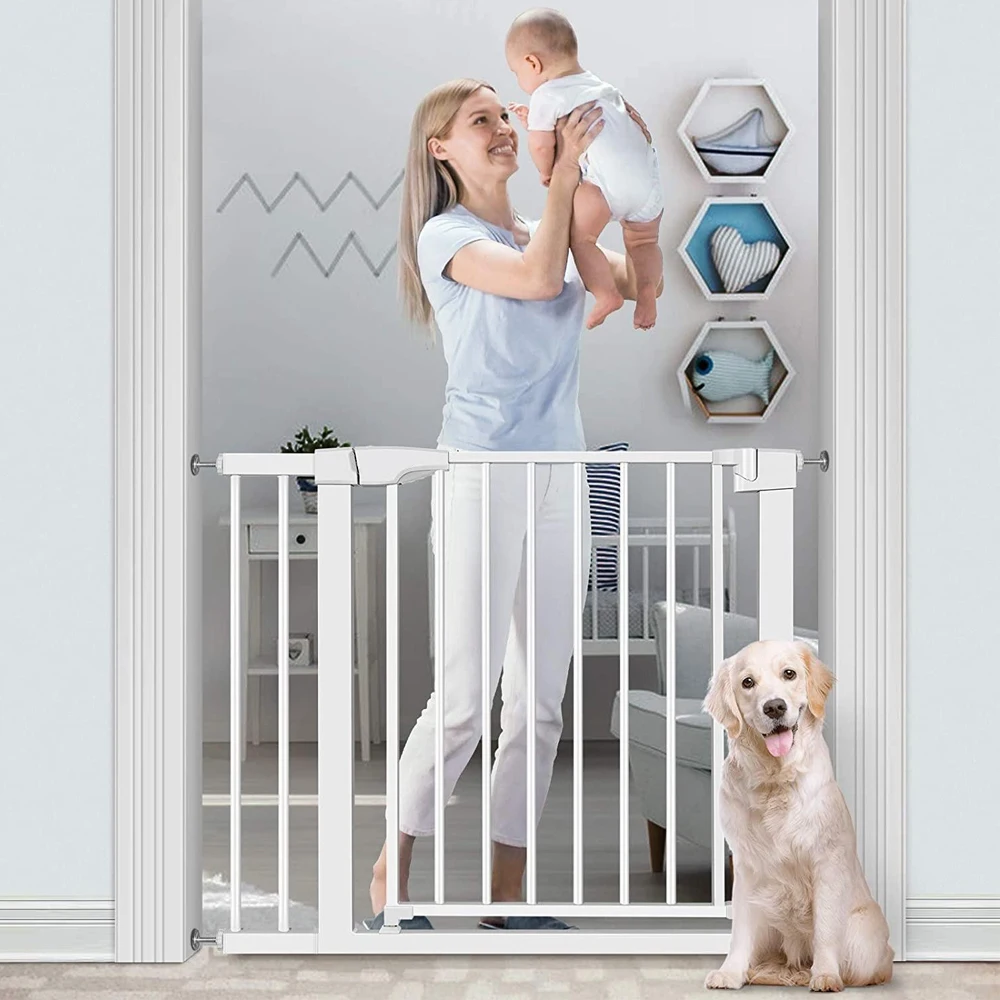 The Newly Designed Safety Stair Guardrail Is Retractable New Born Baby Products Products for Babies Safety Gate Baby