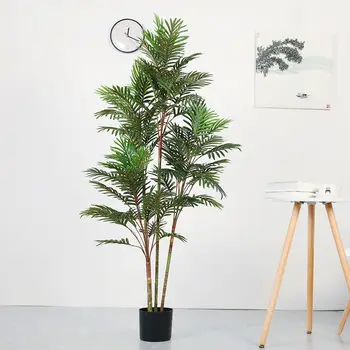 artificial trees and plants plastic Ficus pandurata bonsai wholesale