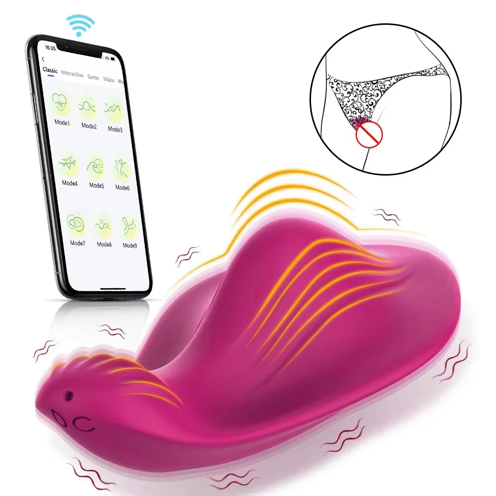 Ultra-silent egg vibrator with 9 variable frequency modes