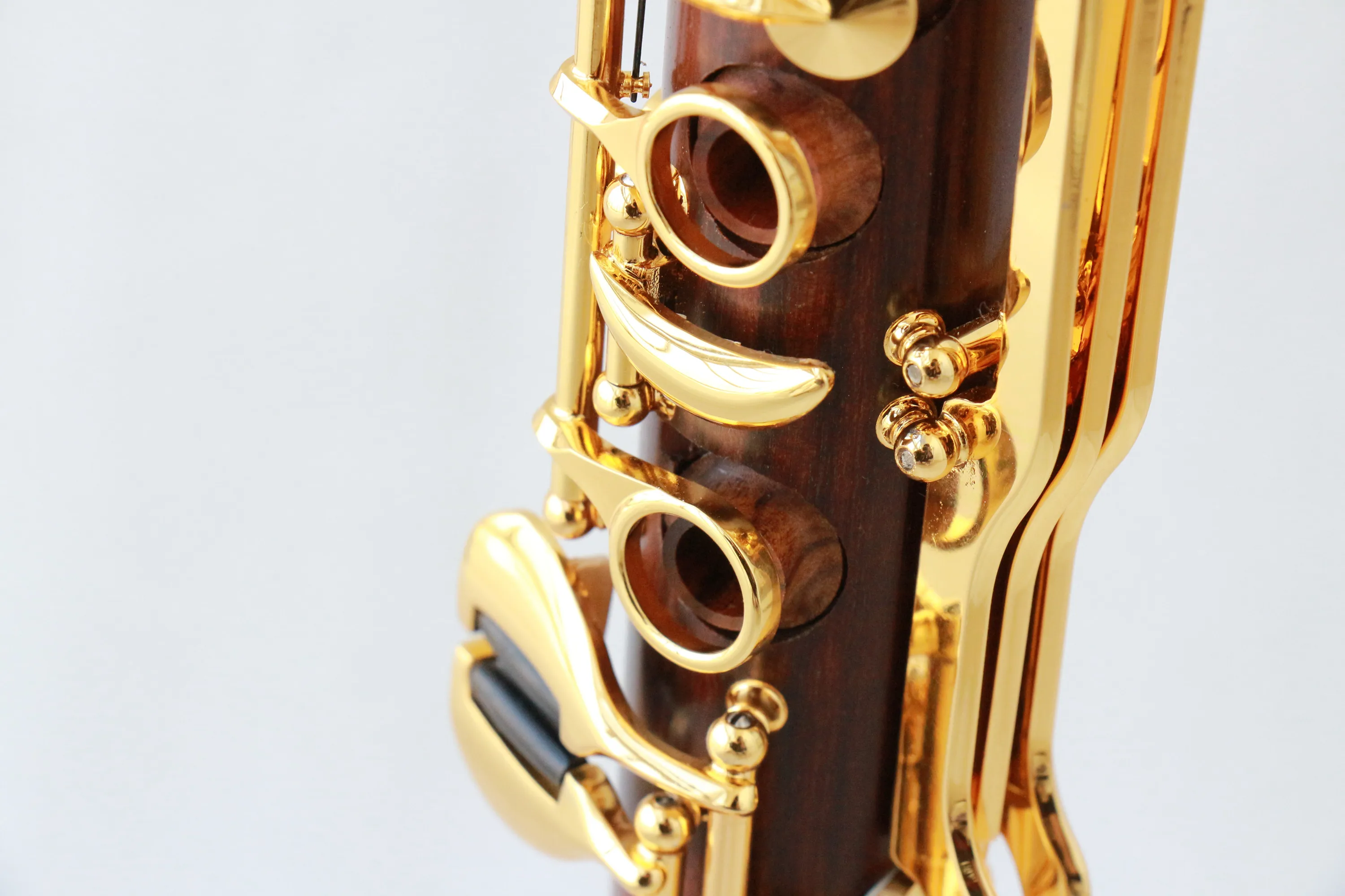 BUFFix for Clarinet 【RUDDISH COPPER】 RTS 18Key German Style Rosewood Body Gold Color G Flat Clarinet