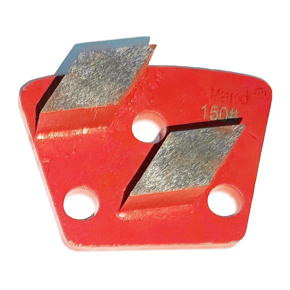 2 Segments Terrazzo Concrete Floor Metal Diamond Grinding Blades Discs