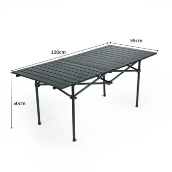 Low Price Picnic Camping Outdoor Metal Bbq Folding Table