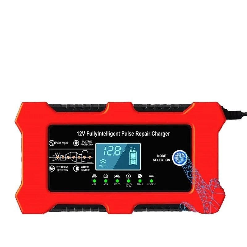 Chaochenben CCB-CMDP12V10A 12V 10A Portable Electric Vehicle Battery Charger PD Function Cross-Border Spot Pulse Repair AU