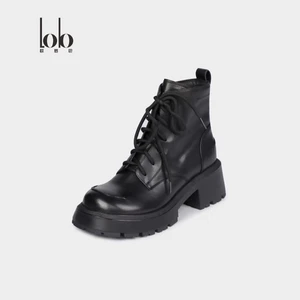 Women's Fashionable 5cm Thick Sole Height Zipper Casual Ankle Boots for Autumn and Winter Breathable Women's Shoes