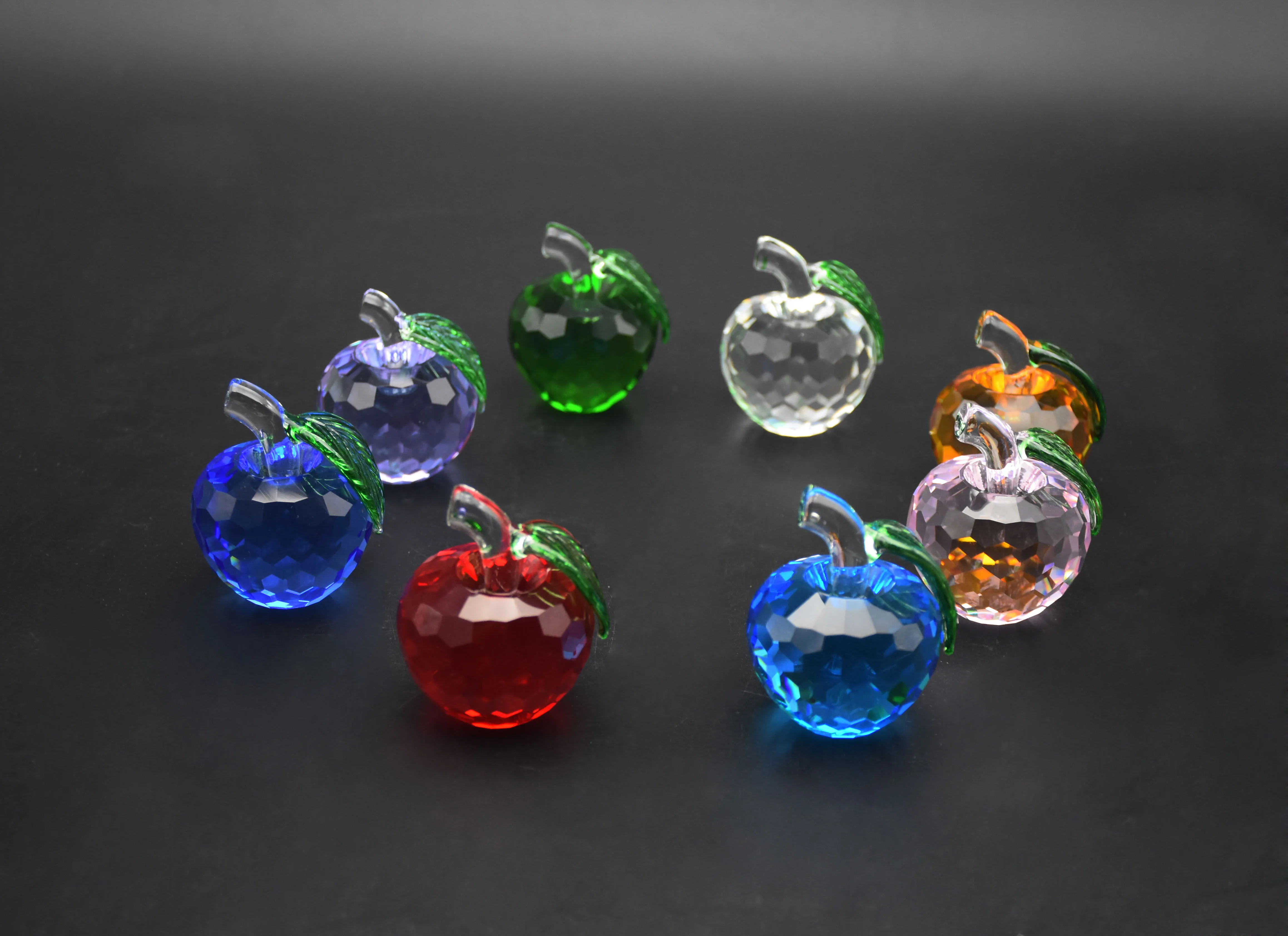 Новая идея Хрустальное стекло Яблоко Трофей Свадебный подарок для гостей