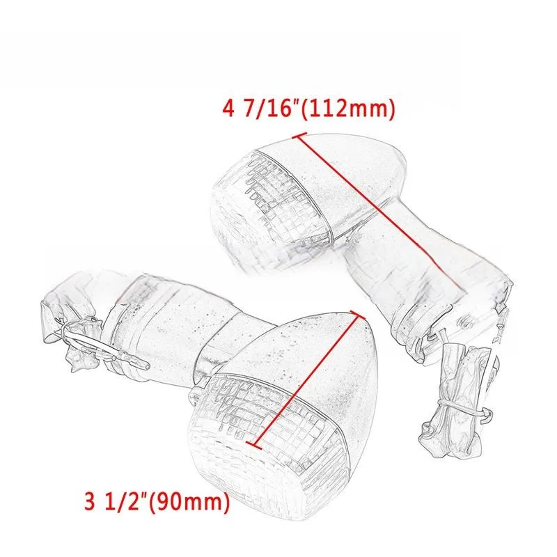 CXMOTO Motorcycle Turn Signal Lights for Kawasaki ZX Series