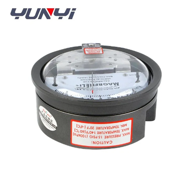 YUNYI Differential Manometer Pressure Meter 0-60Pa Differential Pressure Gauge